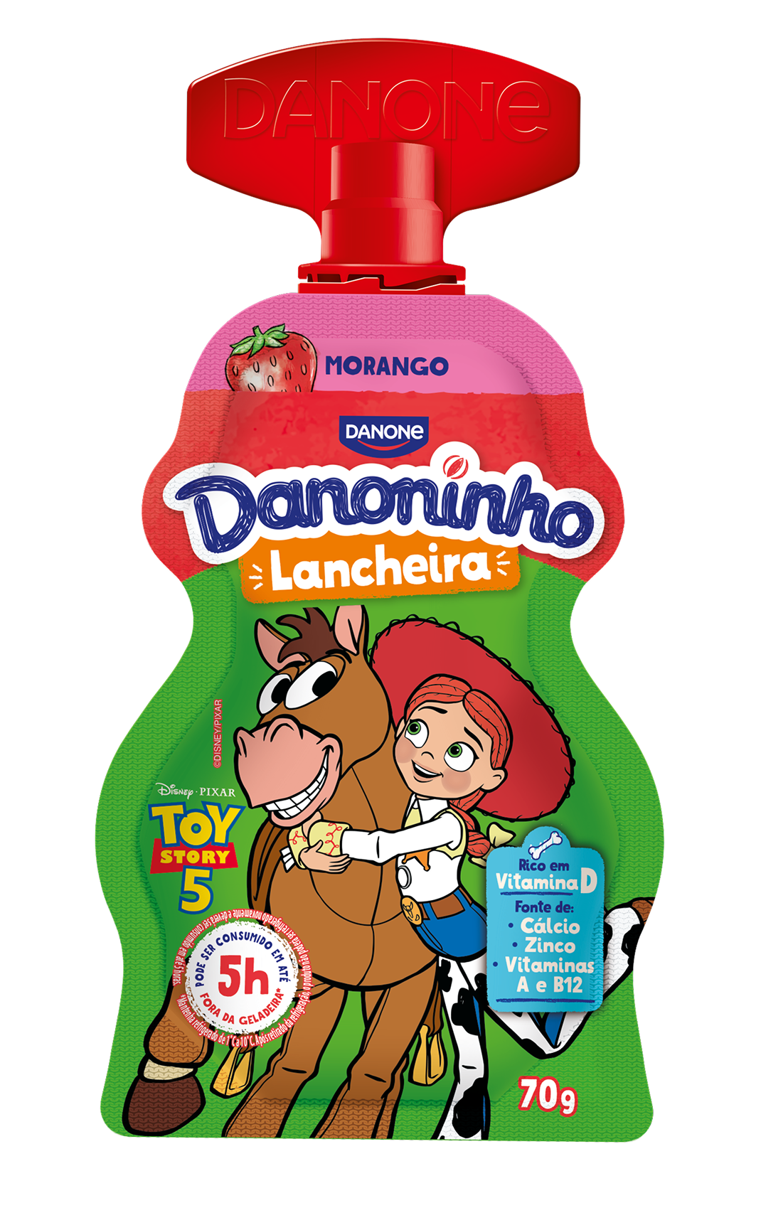 DANONINHO POUCH IOGURTE MORANGO 70G