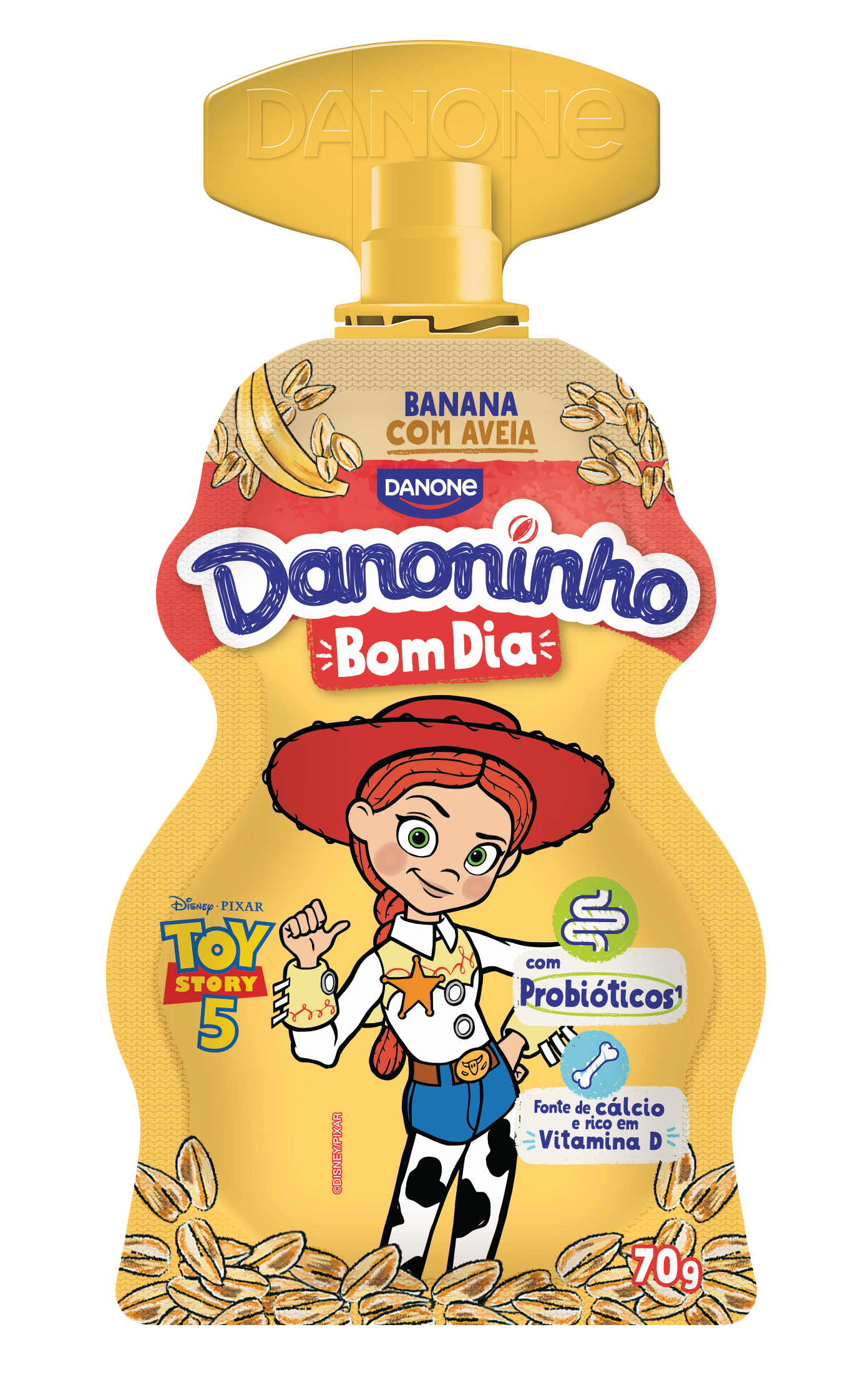 DANONINHO BOM DIA BANANA COM AVEIA 70G