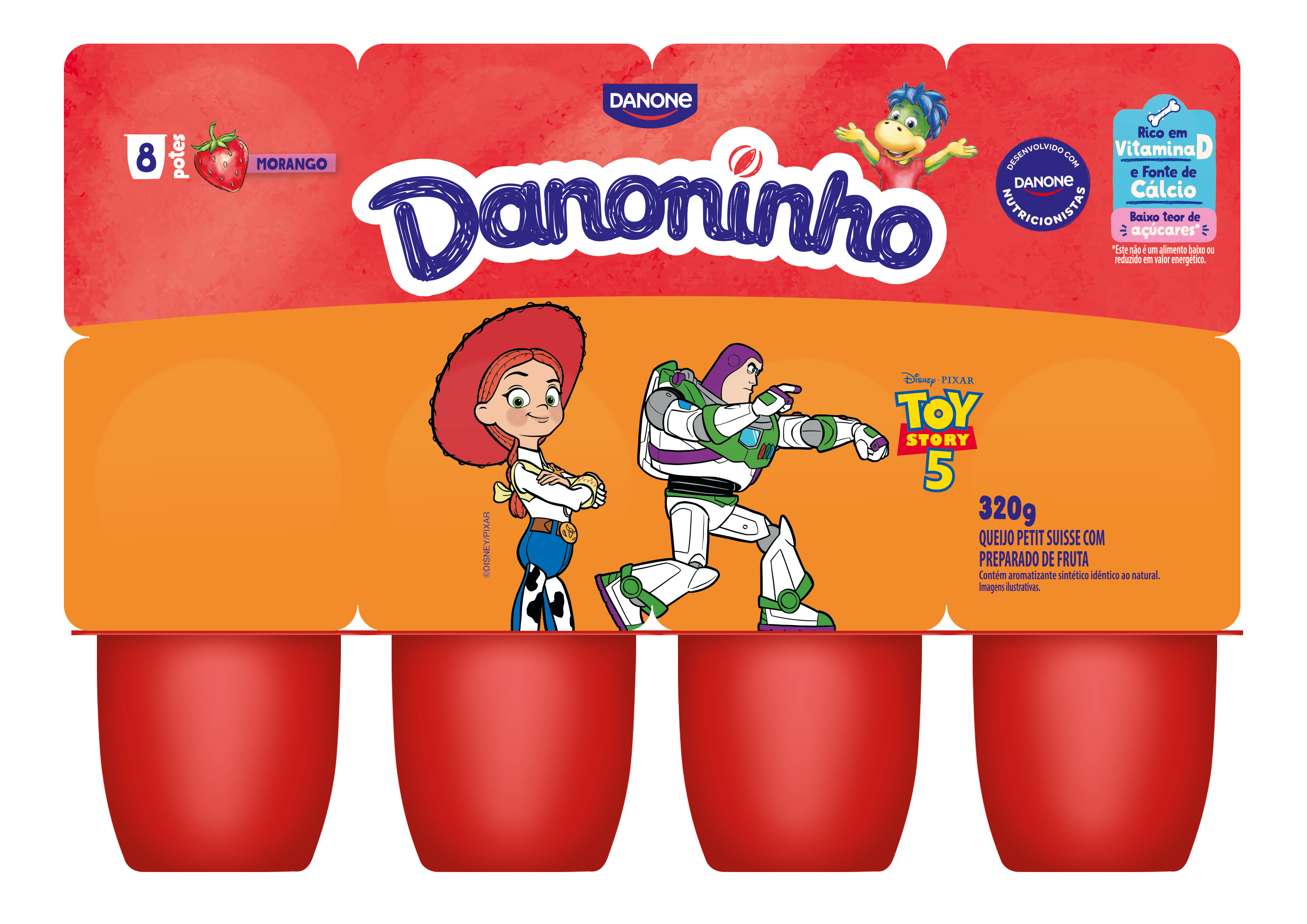 DANONINHO MORANGO 320 QJ PETIT SUISSE