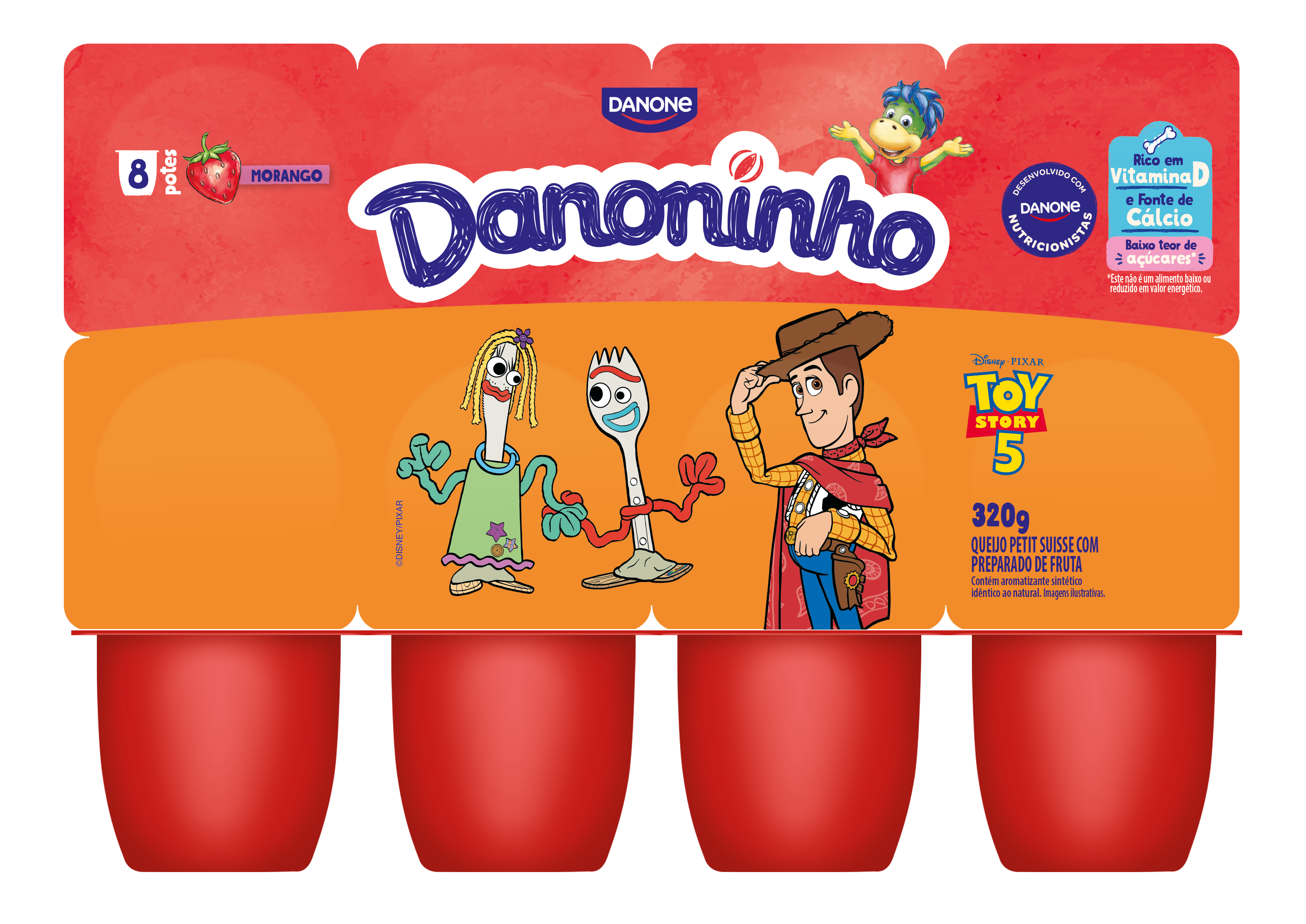 DANONINHO MORANGO 320 QJ PETIT SUISSE