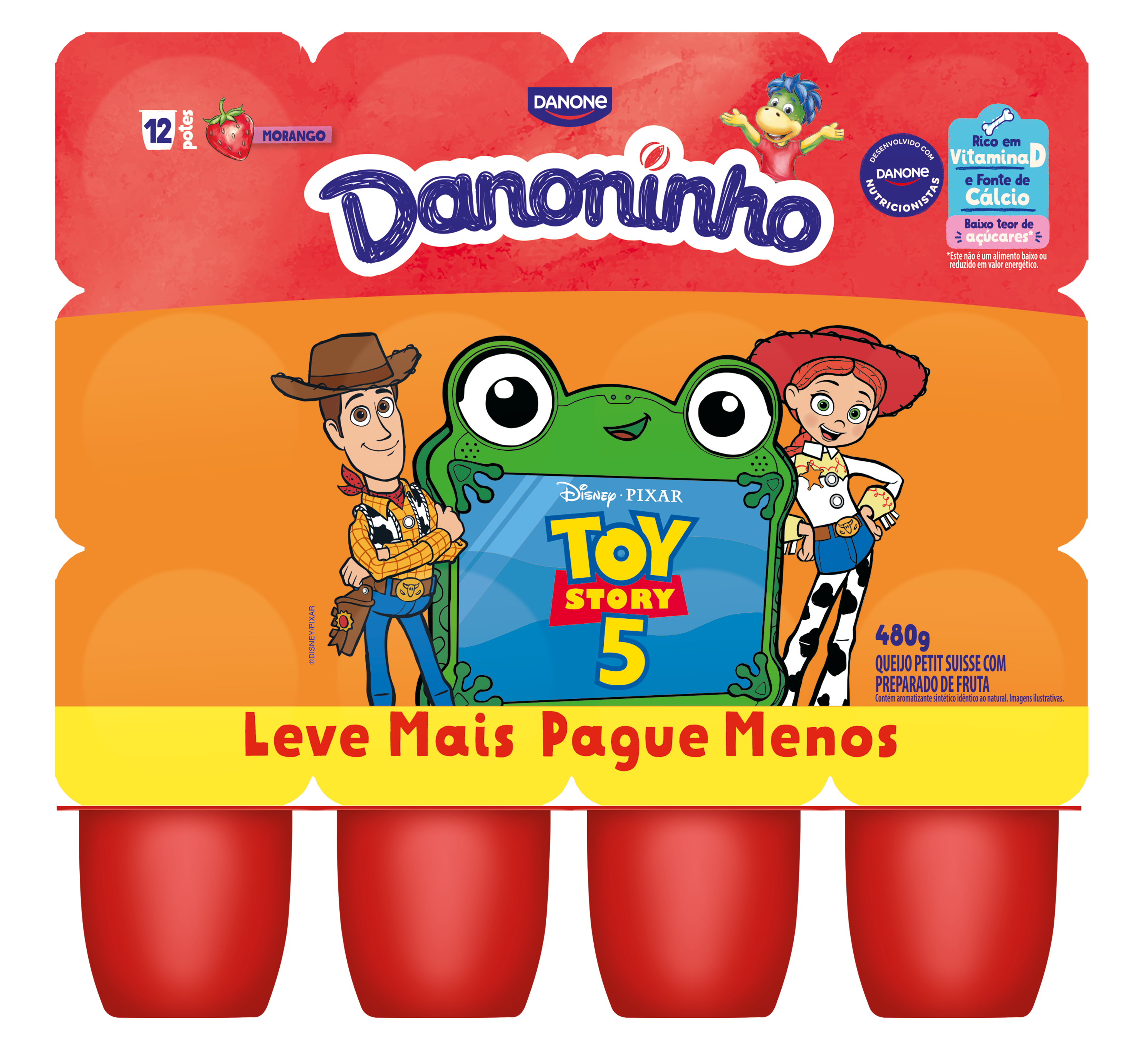 DANONINHO MORANGO 480G