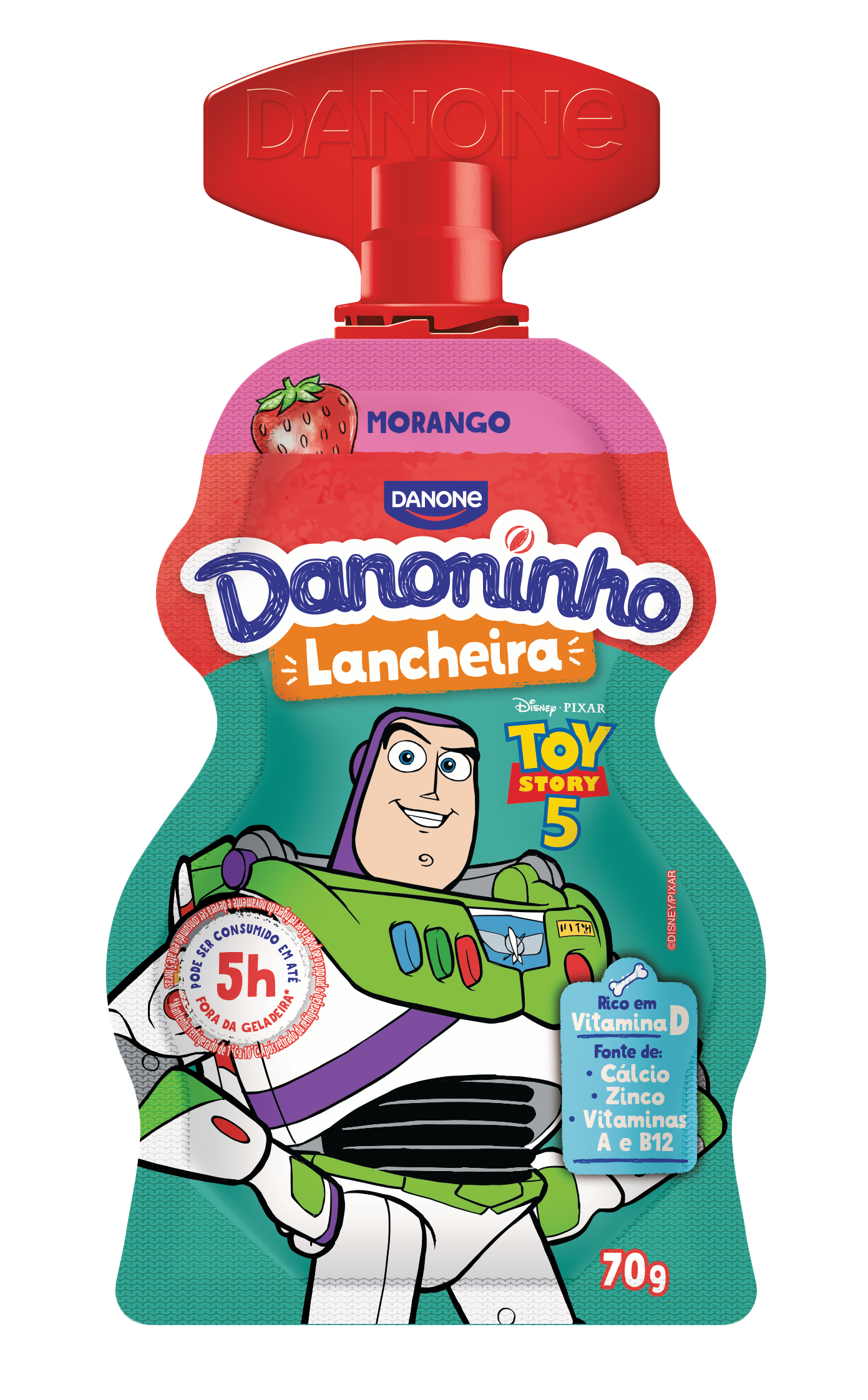 DANONINHO POUCH IOGURTE MORANGO 70G