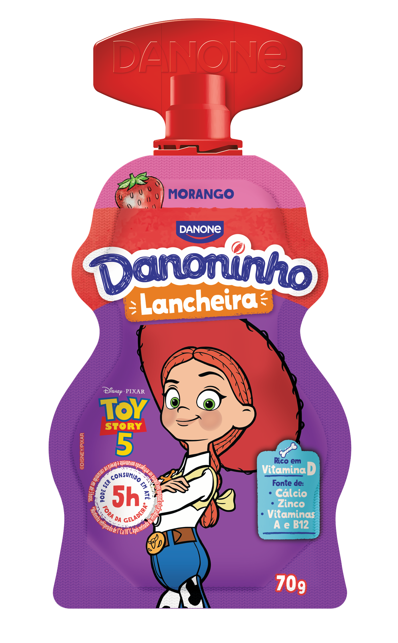 DANONINHO POUCH IOGURTE MORANGO 70G