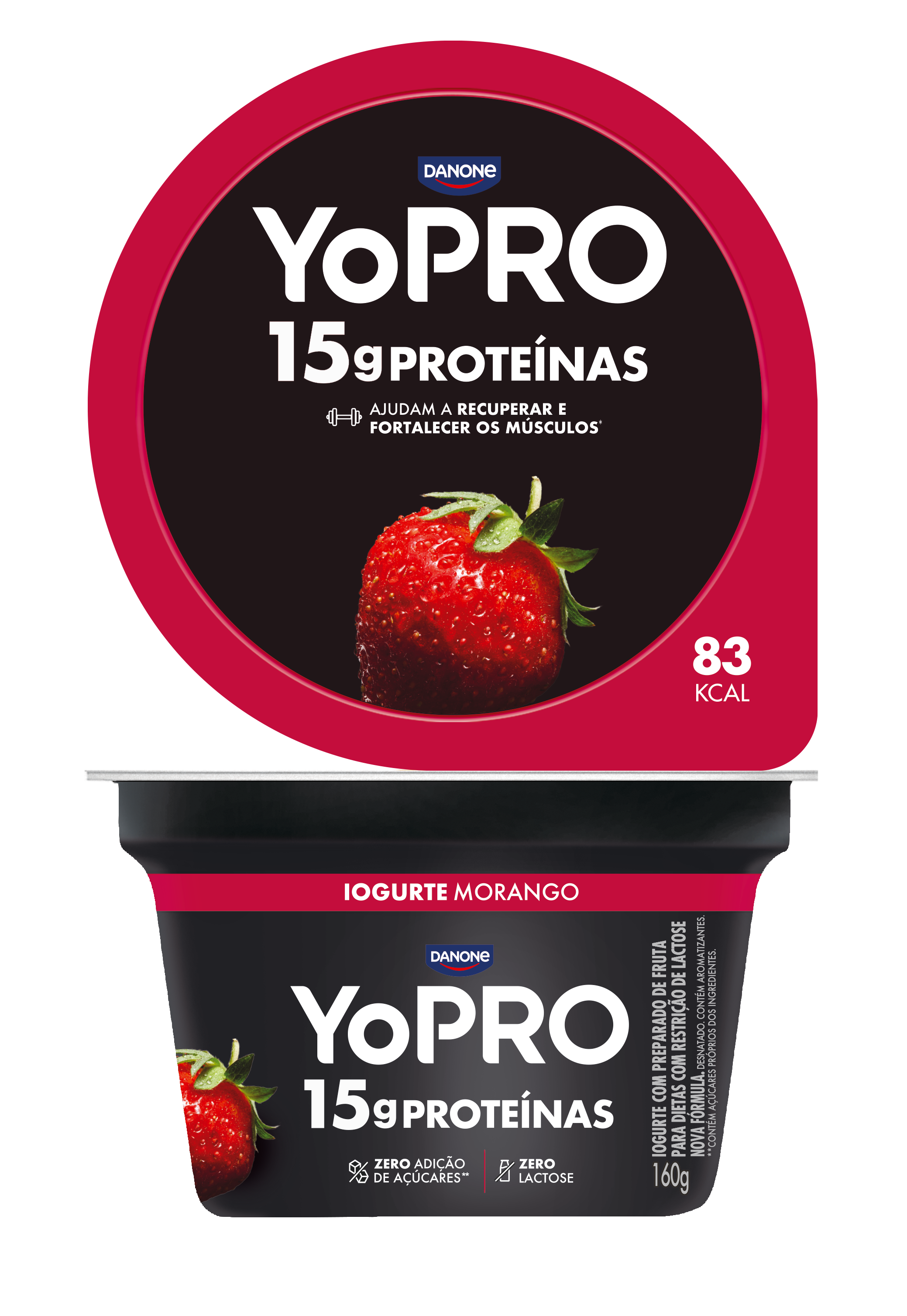 Iogurte Polpa Morango 160g