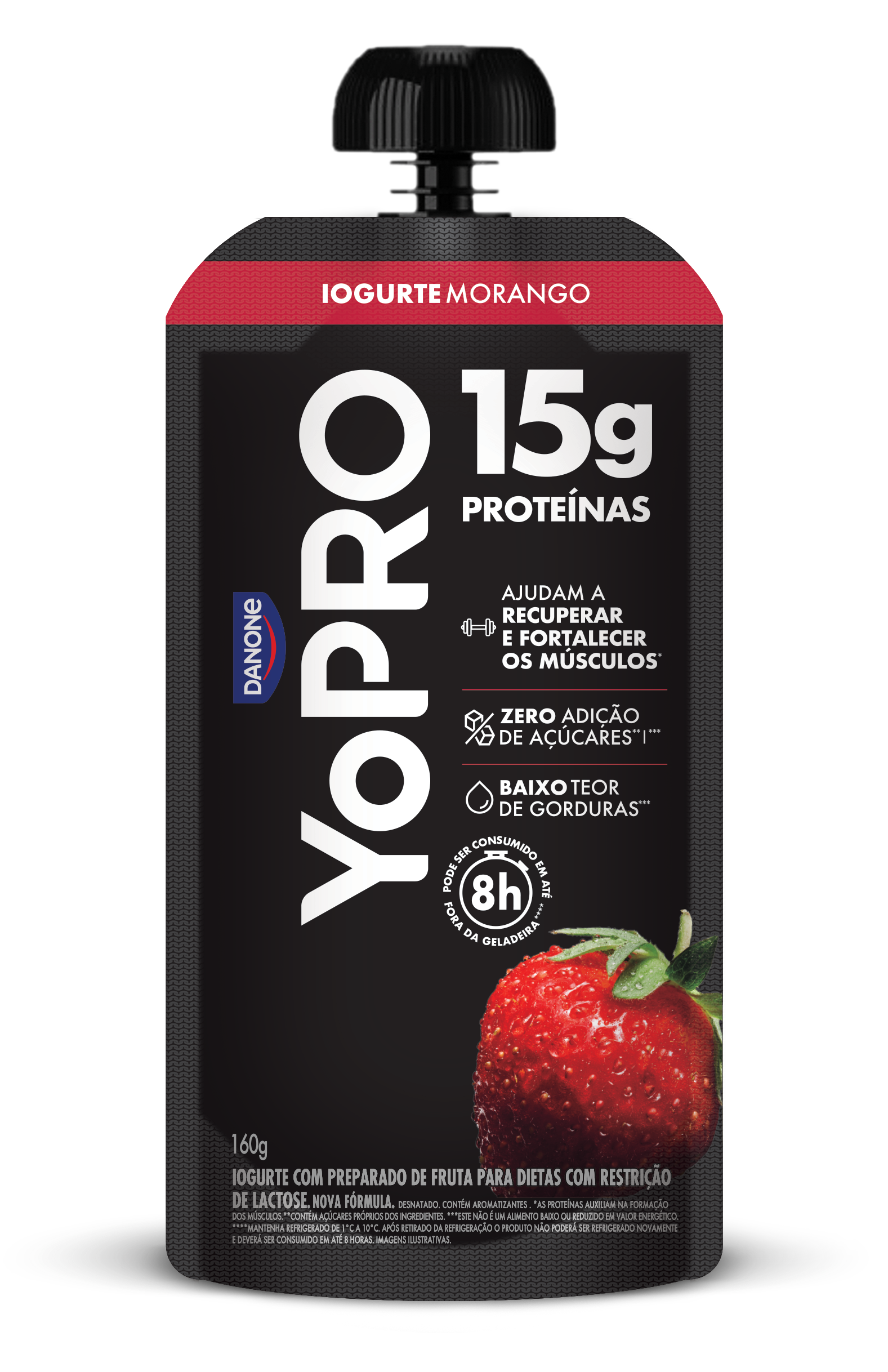 Iogurte Pouch Morango 160g
