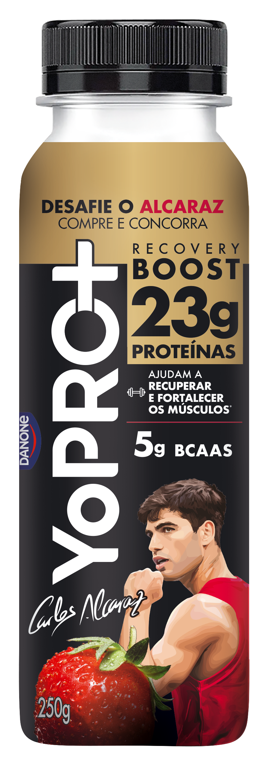 Iogurte Líquido Morango 250g - 23g