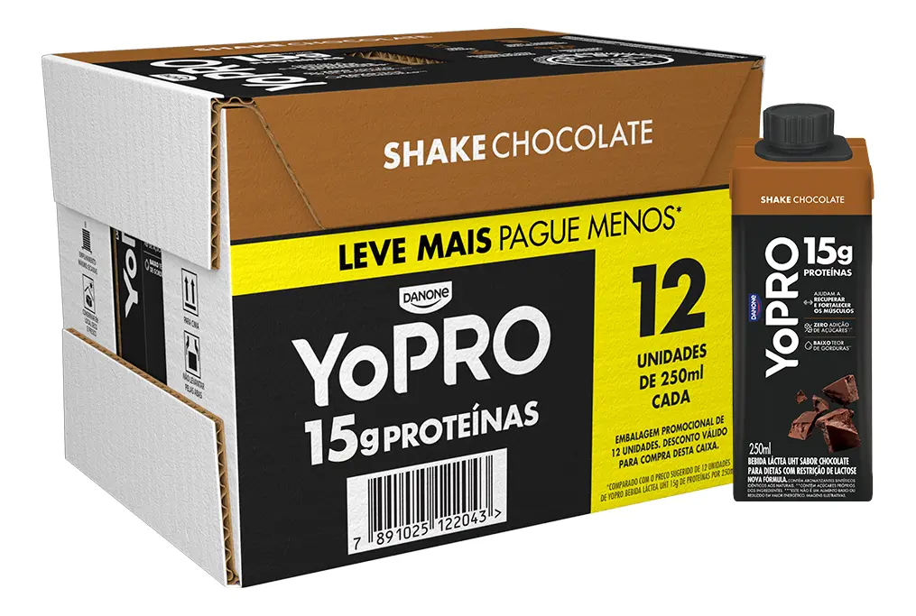 Pack Shake Chocolate 250ml - UHT