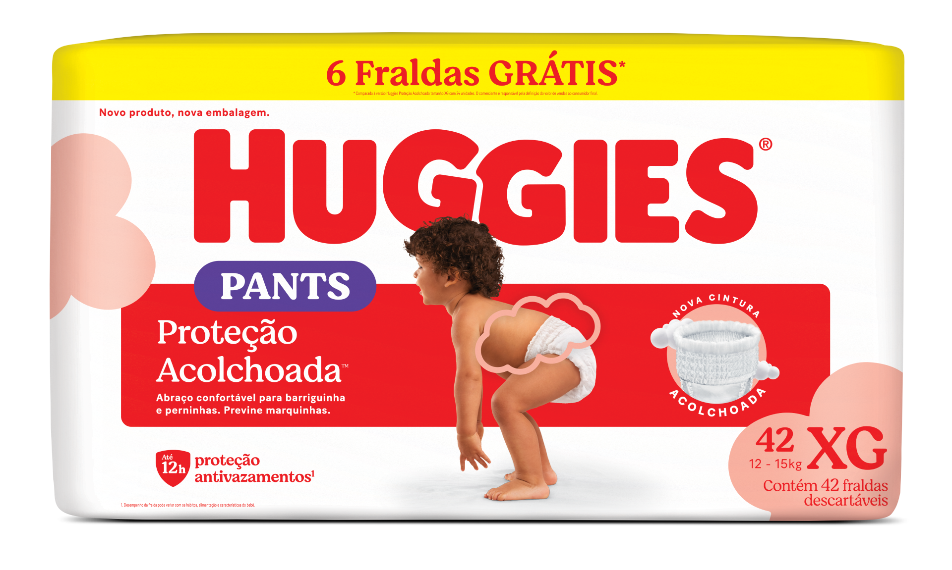 Proteção Acolchoada XG - 42 Fraldas
